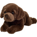 Chocolate Labrador Soft Toy Puppy