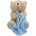 Forever Friends Teddy Bear With Blanket by Rainbow Designs