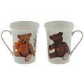Porcelain Teddy Bear Mugs