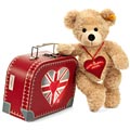 True Brit Teddy Bear Suitcase